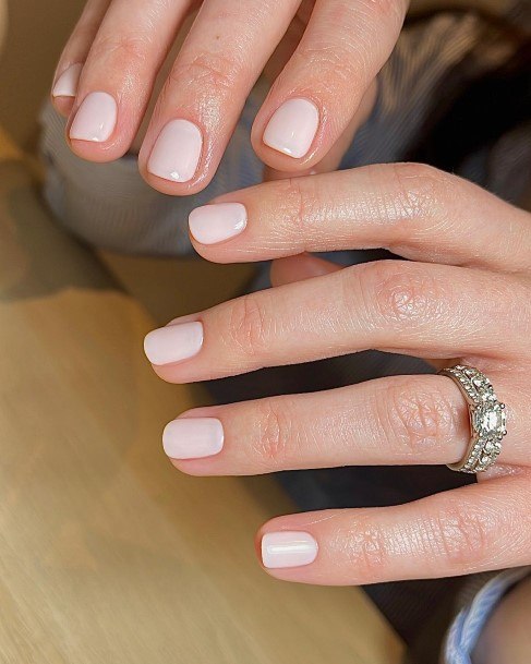 Feminine Womens Cream Nail