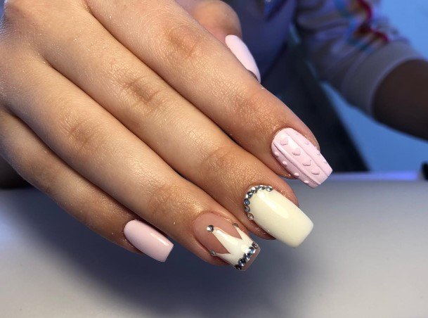 Feminine Womens Crown Nail