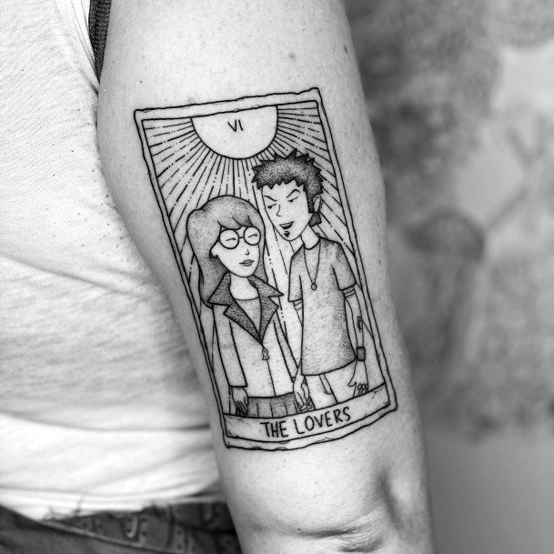 Feminine Womens Daria Tattoo