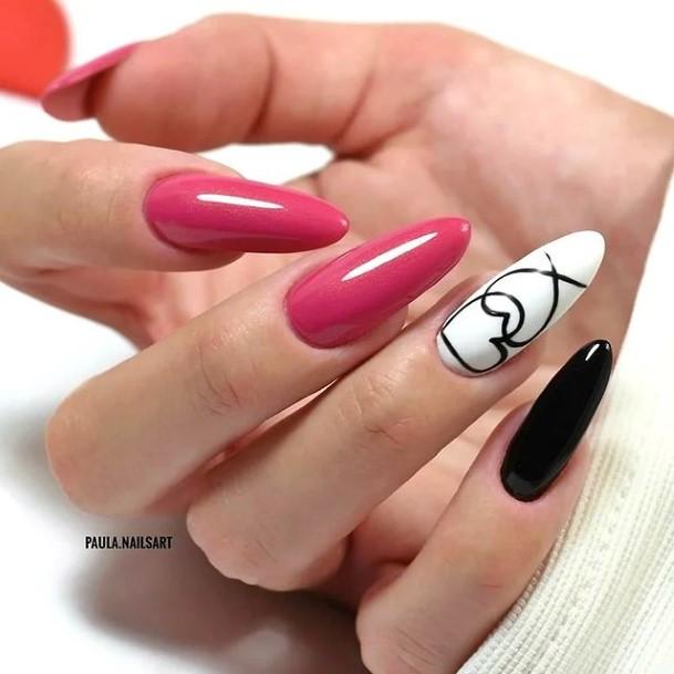 Feminine Womens February Nail