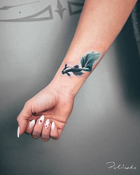 Feminine Womens Fish Tattoo