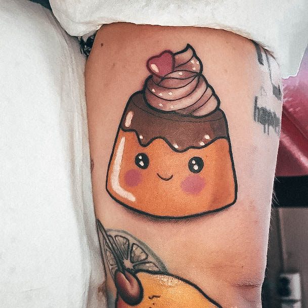 Feminine Womens Food Tattoo