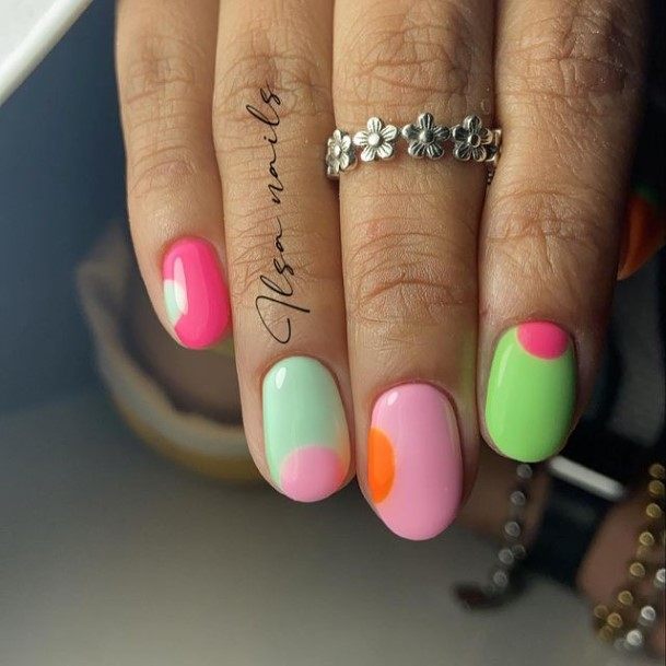 Feminine Womens Funky Nail