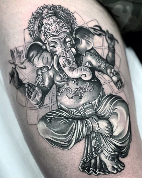 Feminine Womens Ganesha Tattoo