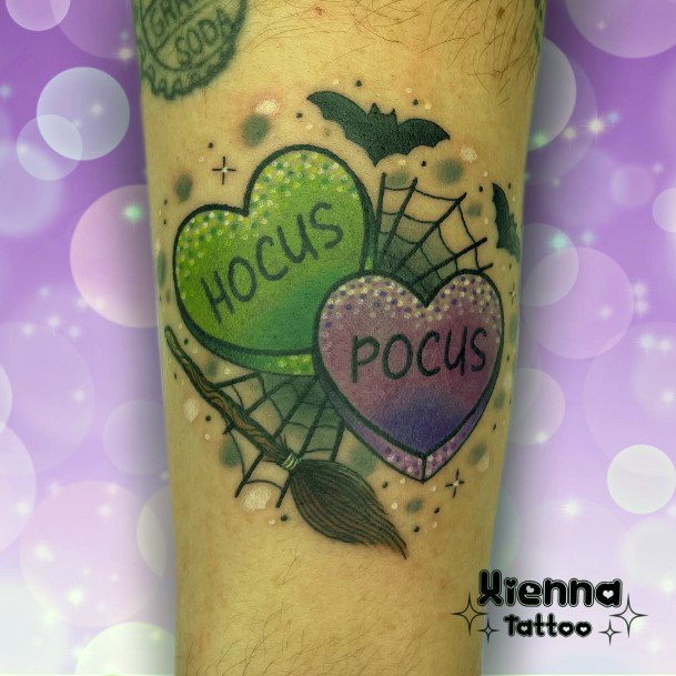 Feminine Womens Hocus Pocus Tattoo