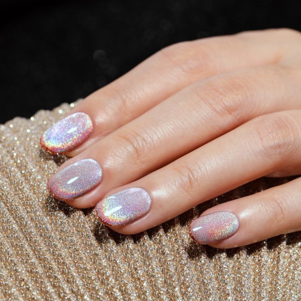 Feminine Womens Holographic Nail