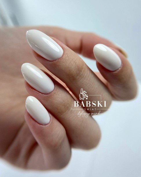 Feminine Womens Ivory Nail