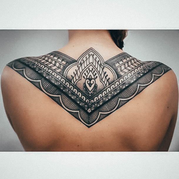 Feminine Womens Mandala Tattoo