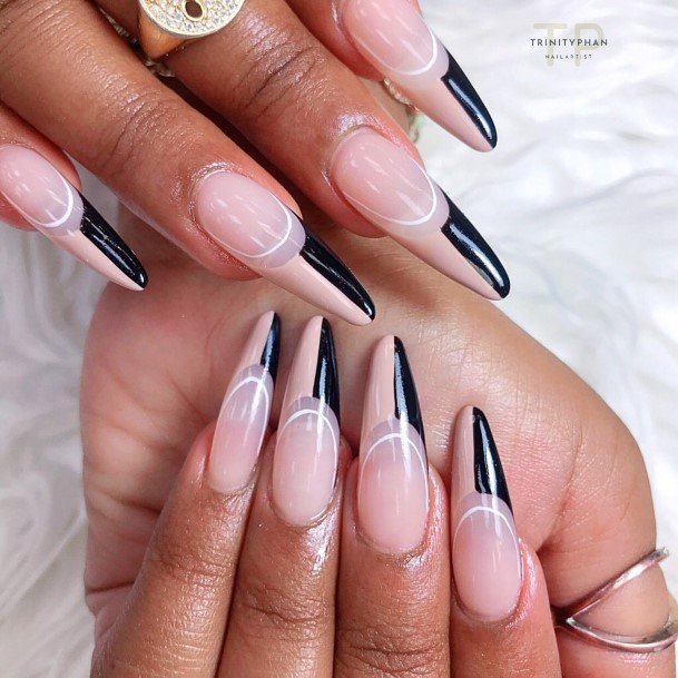 Feminine Womens Monochrome Nail