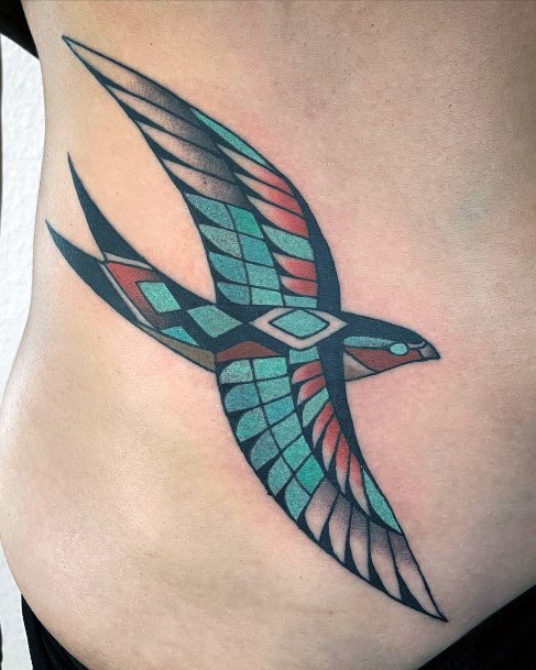 Feminine Womens Native American Tattoo