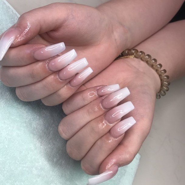 Feminine Womens Ombre Nail