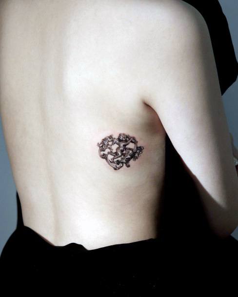 Feminine Womens Pendant Tattoo