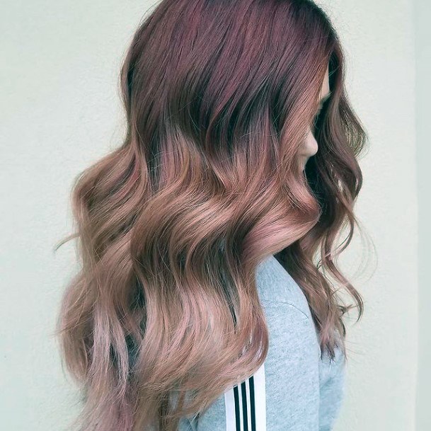 Feminine Womens Red Ombre Hairstyles