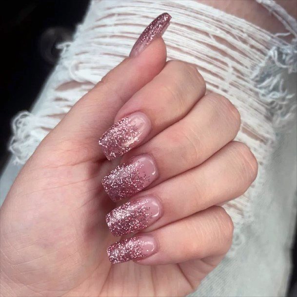 Feminine Womens Rose Gold Nail