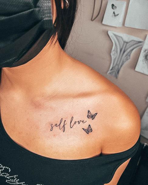 Feminine Womens Self Love Tattoo