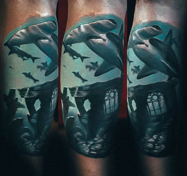 Feminine Womens Shark Tattoo