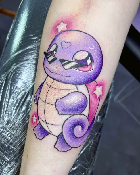 Feminine Womens Squirtle Tattoo