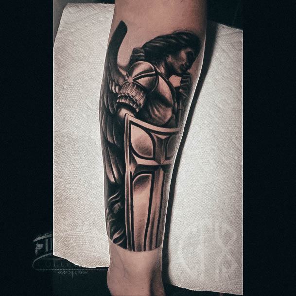 Feminine Womens St Michael Tattoo