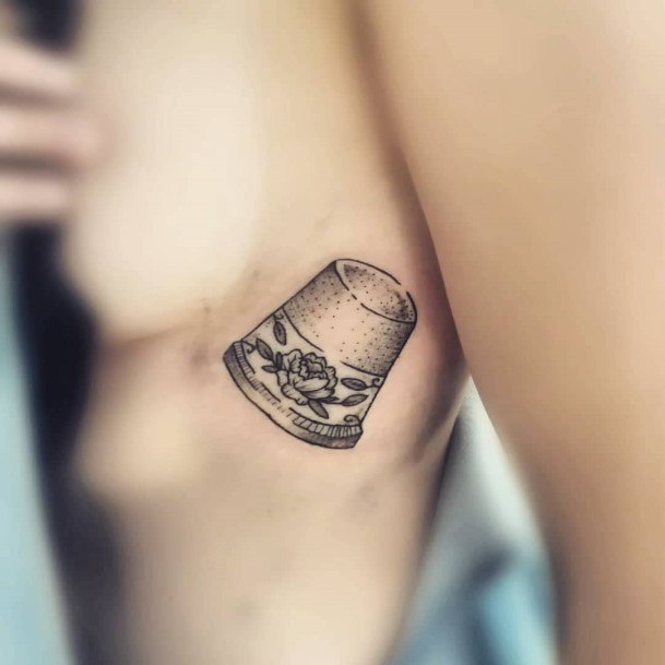 Feminine Womens Thimble Tattoo