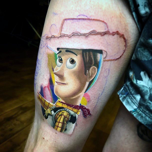 Feminine Womens Toy Story Tattoo