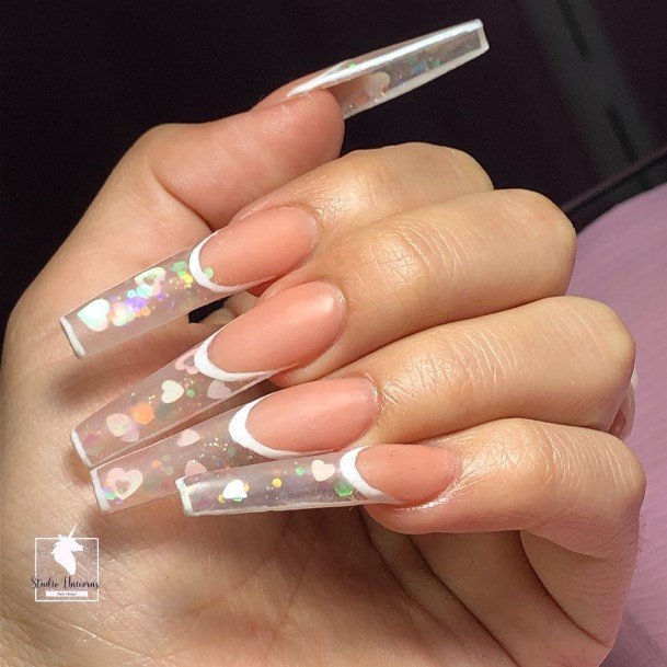 Feminine Womens Translucent Nail