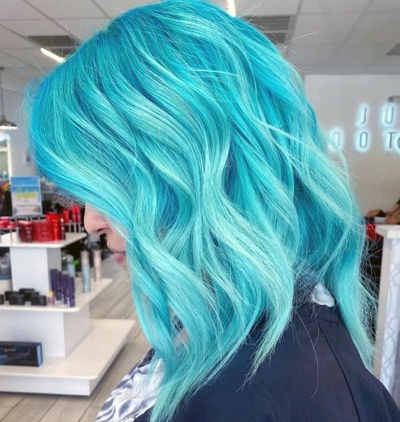 Feminine Womens Turquoise Hairstyles