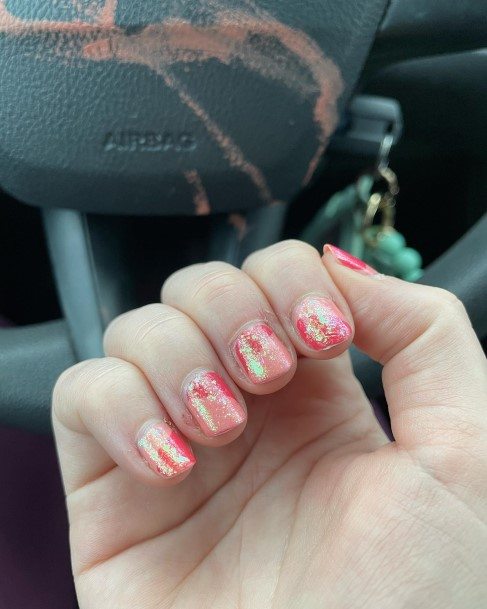 Feminine Womens Watermelon Nail