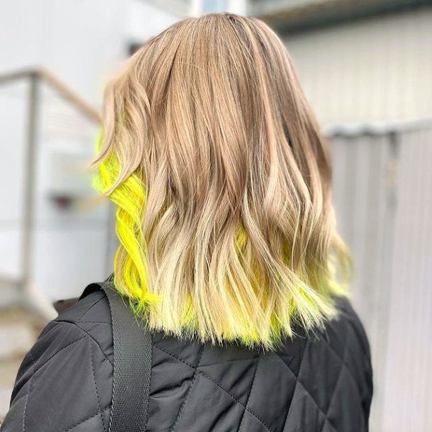 Feminine Yellow Hairstyles Ideas For Women