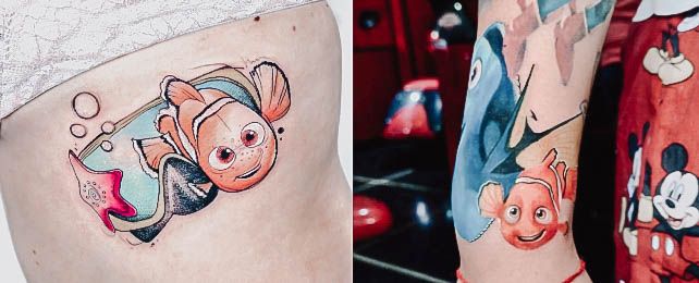 Top 100 Best Finding Nemo Tattoos For Women – Disney Design Ideas