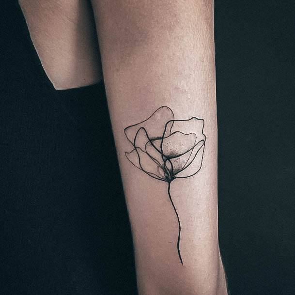 Fine Line Tattoo Designs For Girls