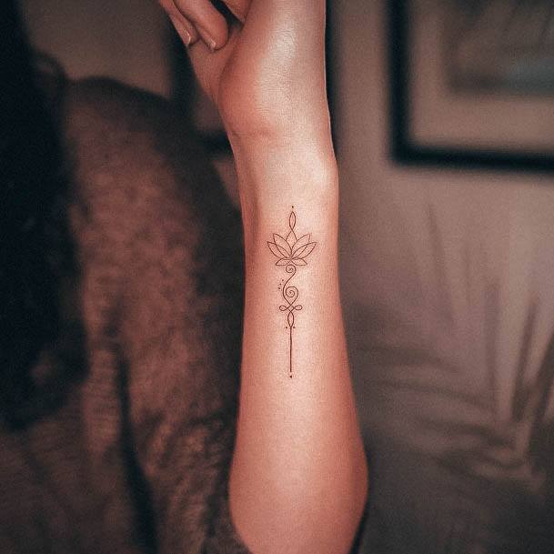 Fine Line Womens Tattoo Designs