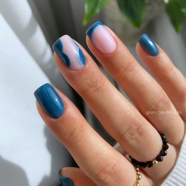 Fingernail Art Blue Winter Nail Designs For Girls