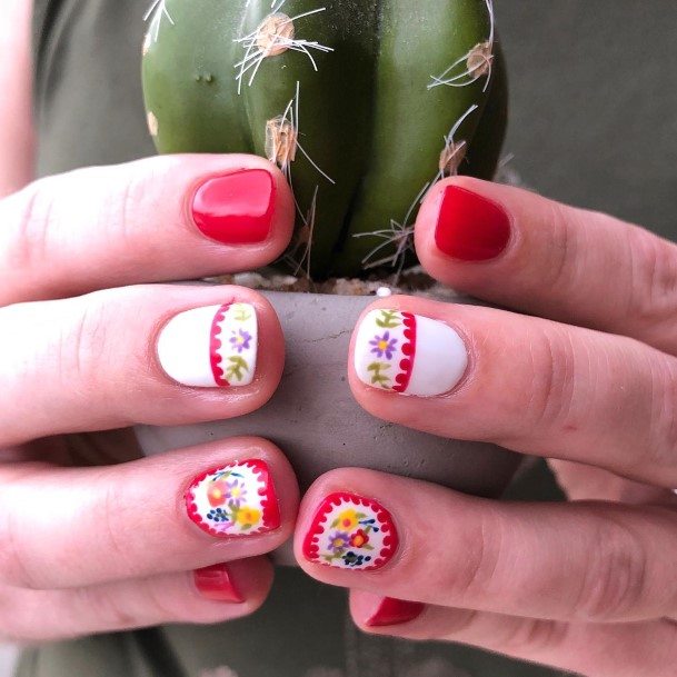 Fingernail Art Cinco De Mayo Nail Designs For Girls