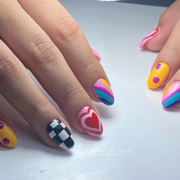 Fingernail Art Funky Nail Designs For Girls