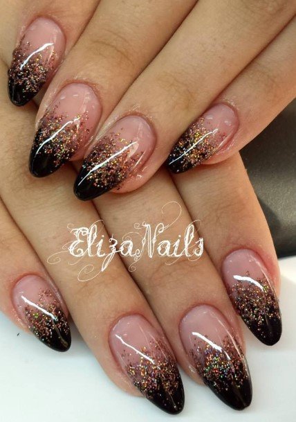 Fingernail Art Gold Ombre Nail Designs For Girls