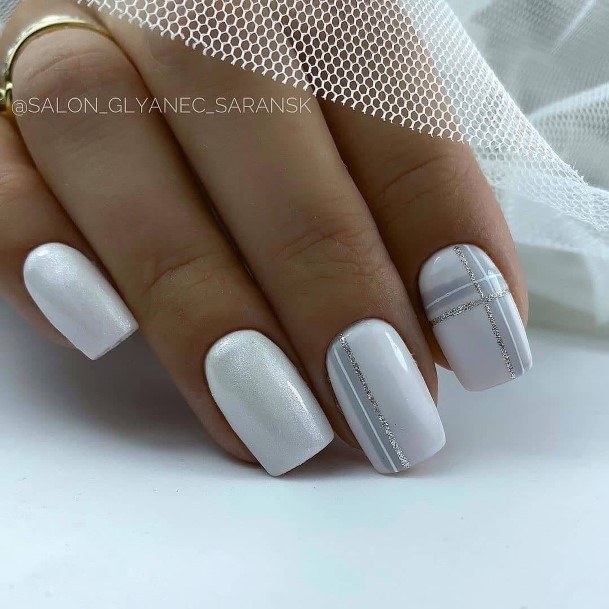 Fingernail Art Grey And White Nail Designs For Girls