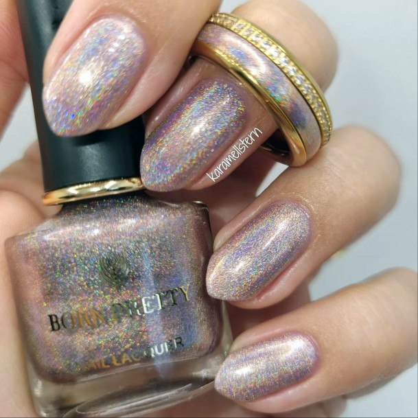 Fingernail Art Holographic Nail Designs For Girls