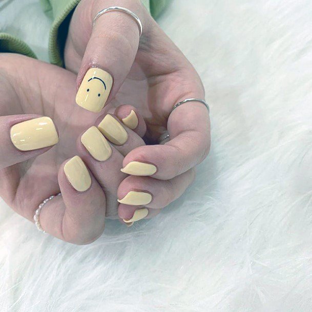 Fingernail Art Light Yellow Nail Designs For Girls