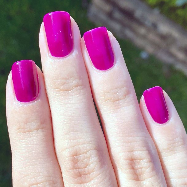 Fingernail Art Magenta Nail Designs For Girls