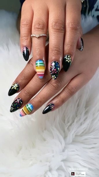 Fingernail Art Mexican Nail Designs For Girls