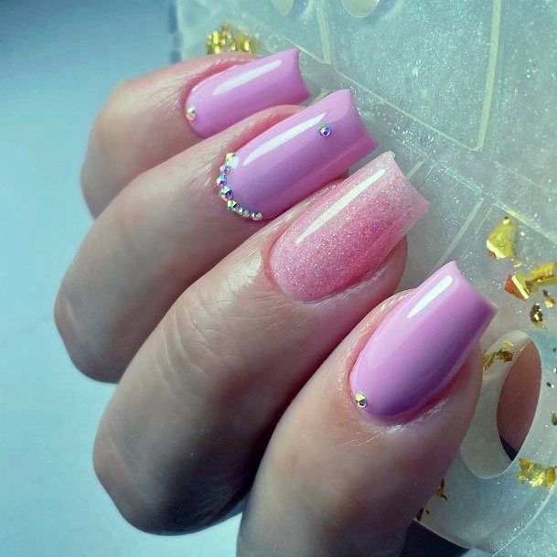 Fingernail Art Pink Dress Nail Designs For Girls