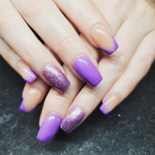 Fingernail Art Purple Summer Nail Designs For Girls