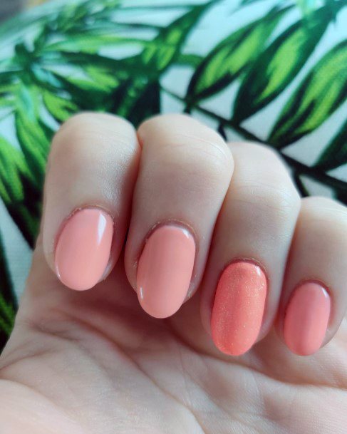 Fingernail Art Salmon Nail Designs For Girls