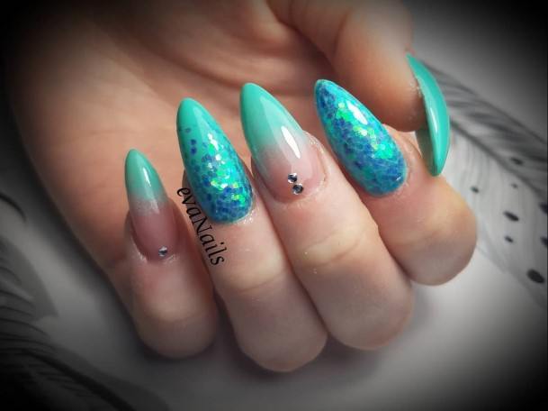 Fingernail Art Turquoise Nail Designs For Girls