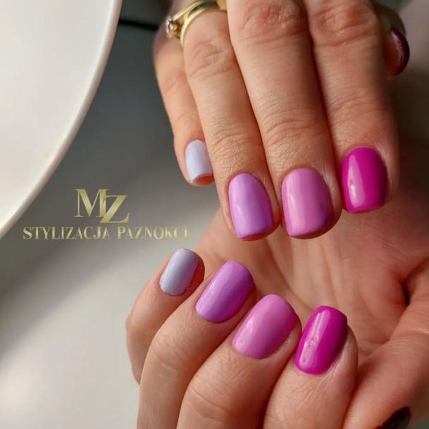 Fingernail Art Violet Nail Designs For Girls