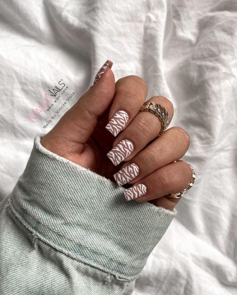 Fingernail Art White And Nude Nail Designs For Girls