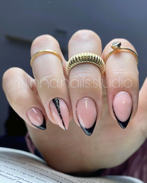 Fingernails Black Dress Nail Designs For Women