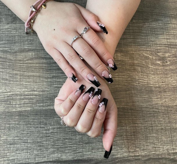 Fingernails Black Prom Nail Designs For Women