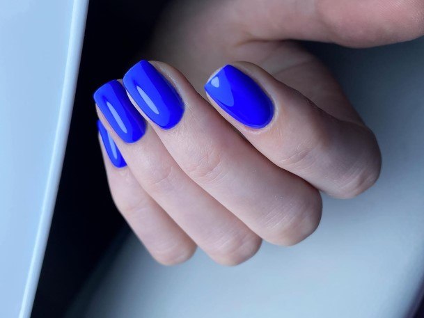 Fingernails Blue Winter Nail Designs For Women
