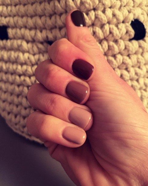 Fingernails Chocolate Nail Designs For Women